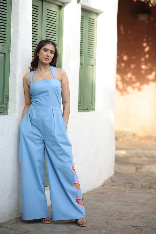 Heart Cut Out Jumpsuit
