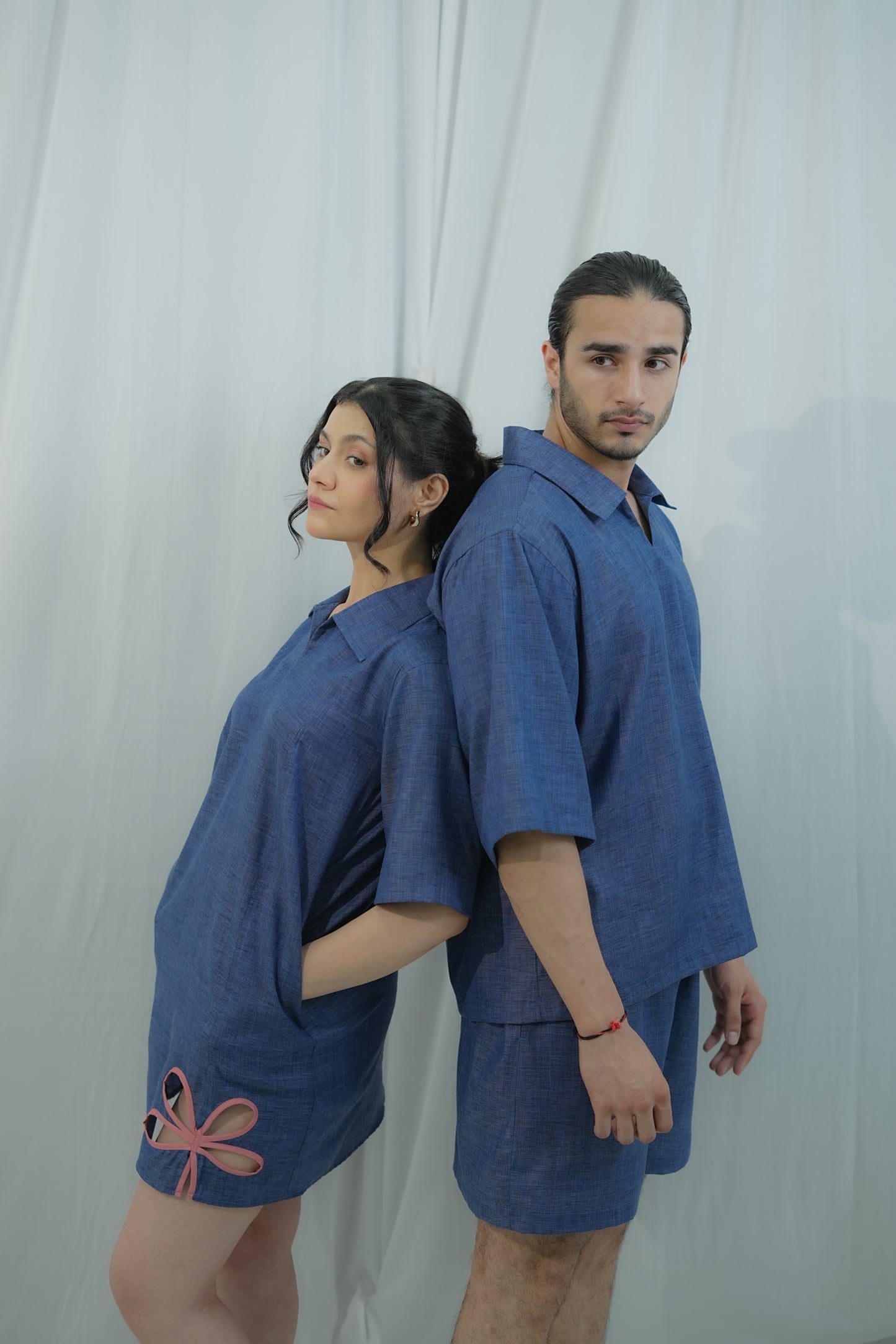Men's Blue Co-ord Set