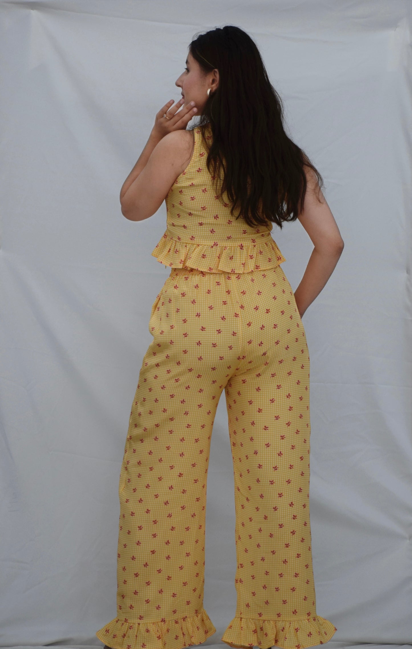 Golden Gingham Set