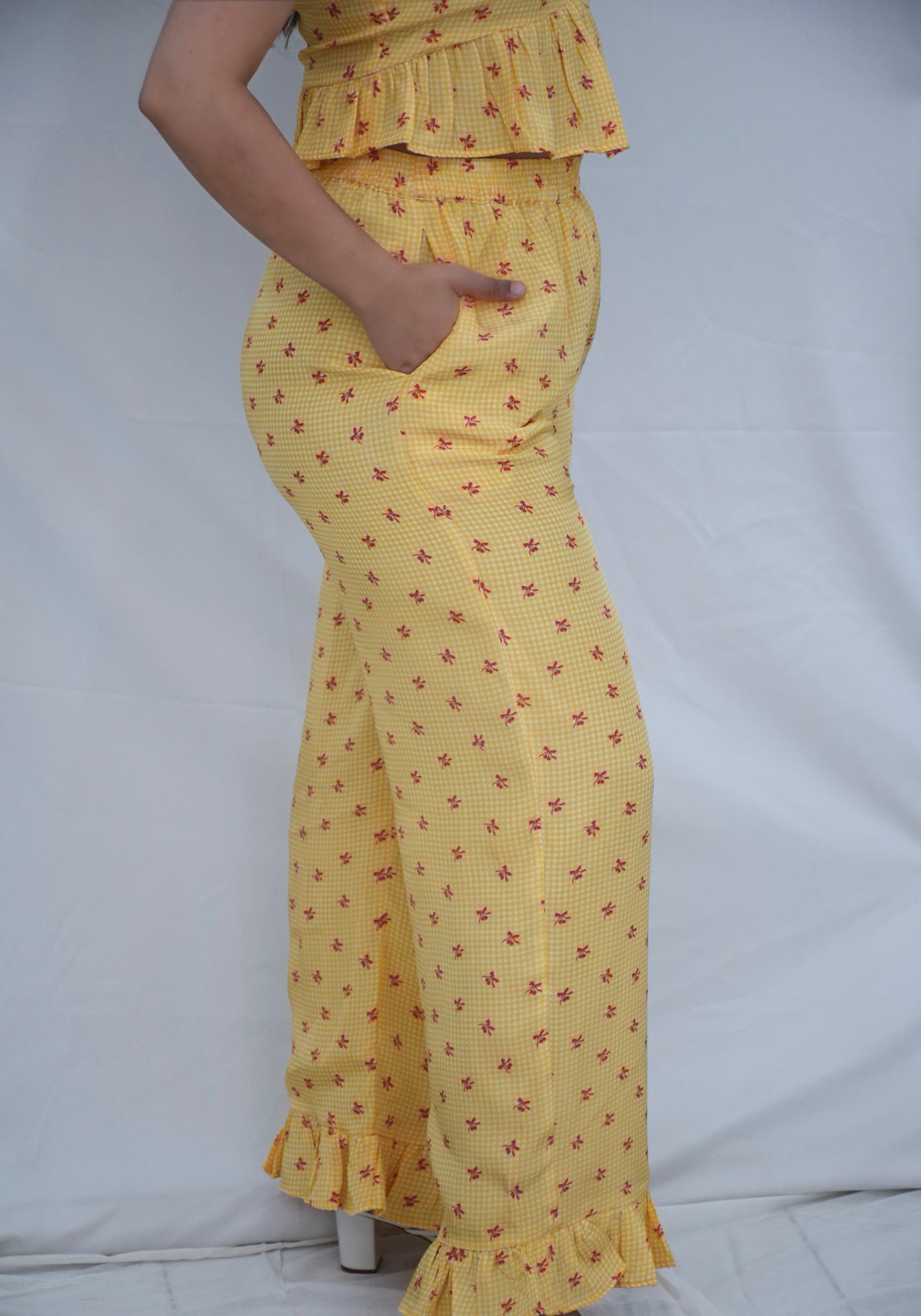 Golden Gingham Set
