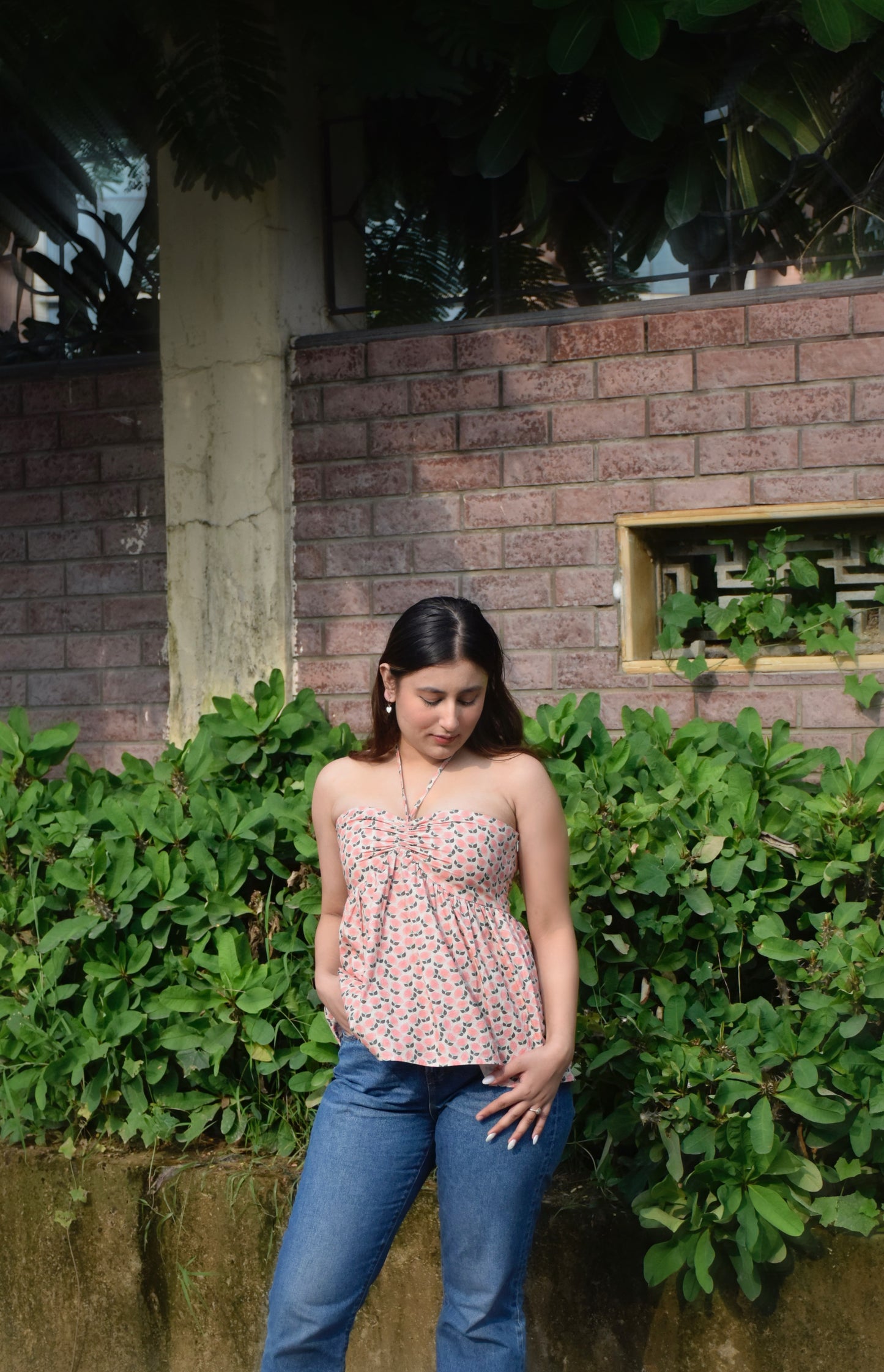 Floral Halter Top