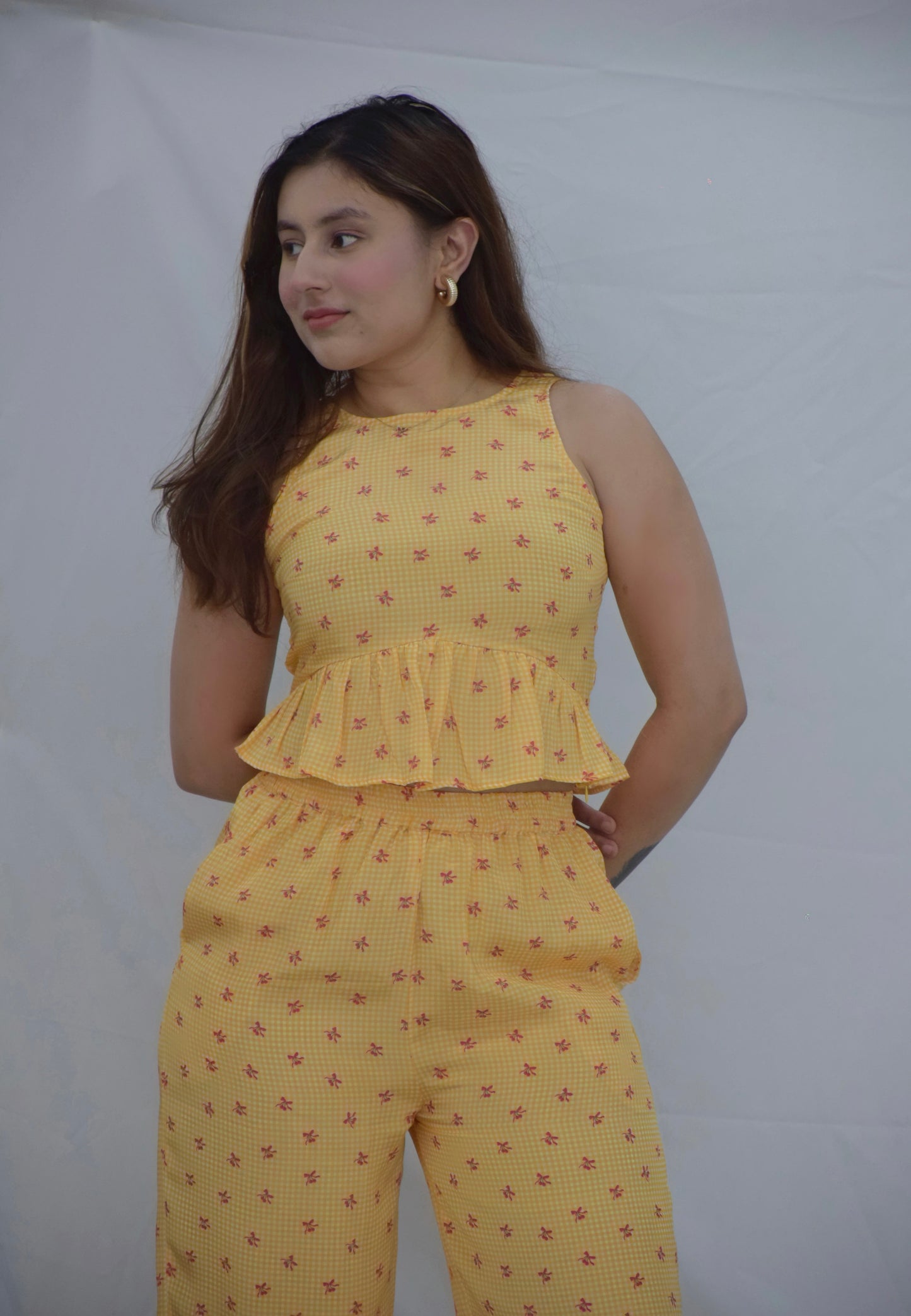 Golden Gingham Set