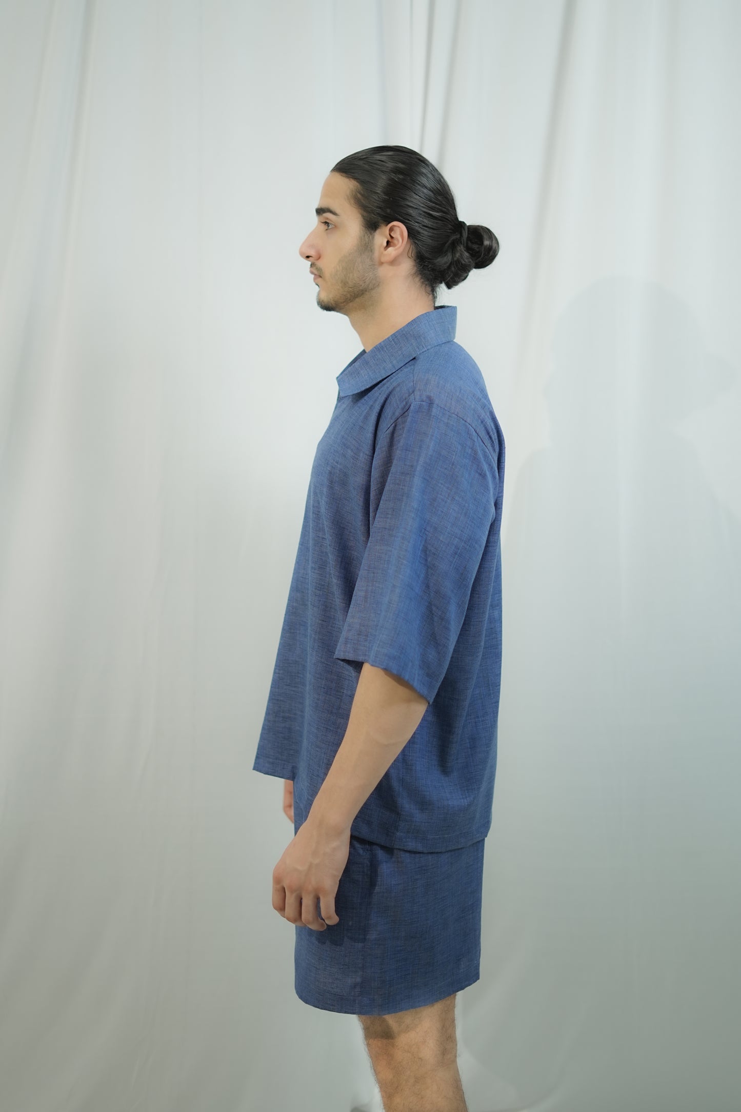 Men's Blue Co-ord Set